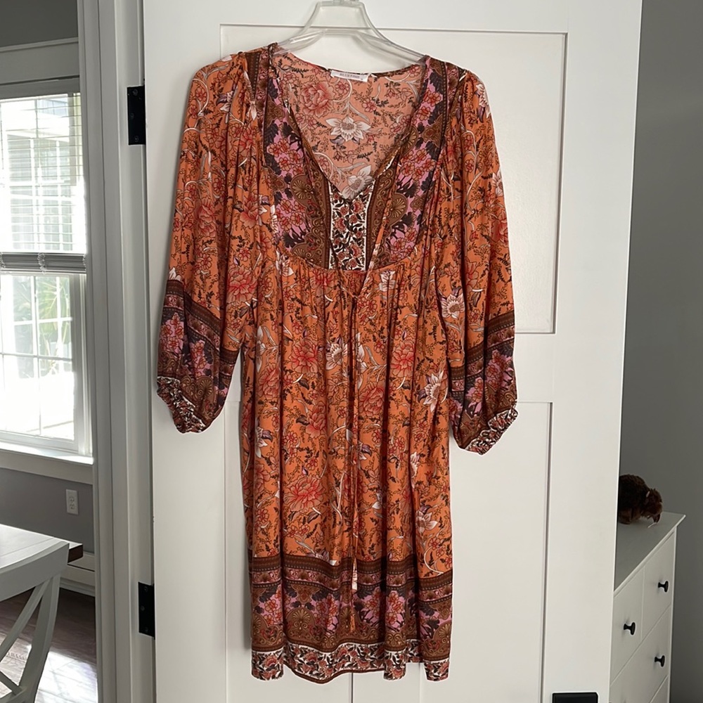 Brand New in package.  Bluetime womens Boho dress.